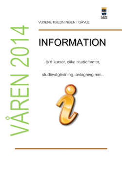 information - Gymnasieskolan