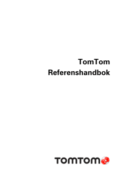 TomTom Referenshandbok