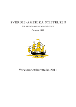 VB 2011 - Sverige-Amerika Stiftelsen