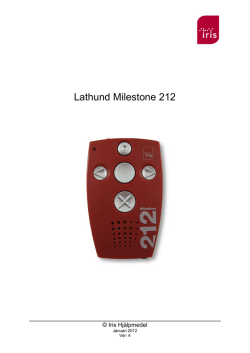 Lathund Milestone 212