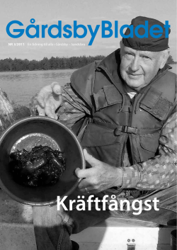 NR 3/2011 En tidning till alla i Gårdsby – Sandsbro