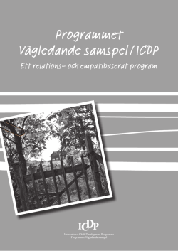 Programmet Vägledande samspel / ICDP
