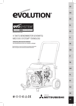 4-takts bensinmotor (evomits) med evo-system®