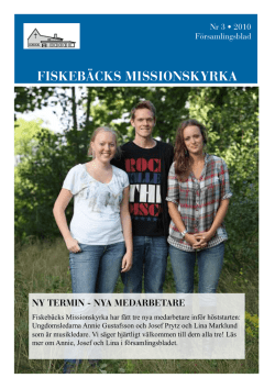 Nr 3 2010 - Svenska Missionskyrkan