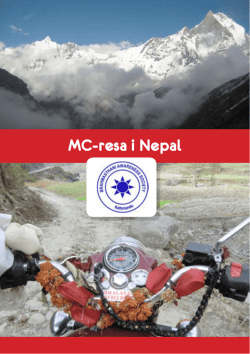 Ladda ner informationsbroschyr BAS Nepal MC