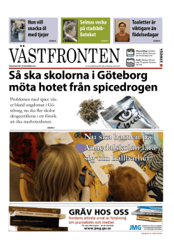 Så ska skolorna i Göteborg möta hotet från spicedrogen