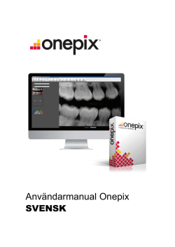 Användarmanual Onepix