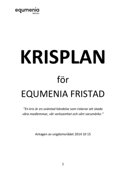 Krisplan - Fristads Missionskyrka
