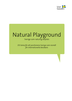 Natural Playground, extern populärversion, PDF