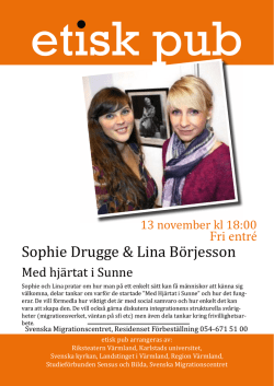 Sophie Drugge & Lina Börjesson