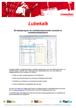 Lubekalk - Consultec