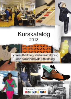 Kurskatalog - Nordisk Designskola