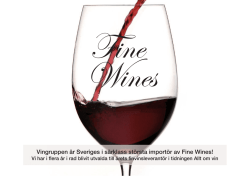 Vingruppen är Sveriges i särklass största importör av Fine Wines!