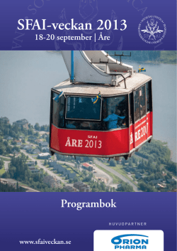 Programbok (8MB PDF) - SFAI
