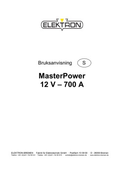 MasterPower 12 V – 700 A