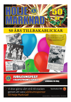 2014 Holje Marknad jubileumsbilaga 50 år
