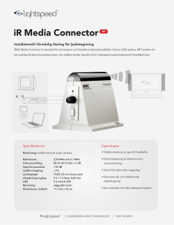 iR Media Connector