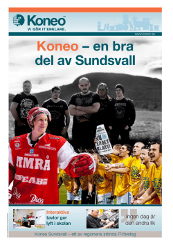Koneo – en bra del av Sundsvall