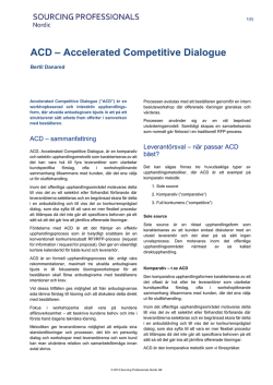 ACD – workshopbaserad upphandling (PDF – 831 kB)