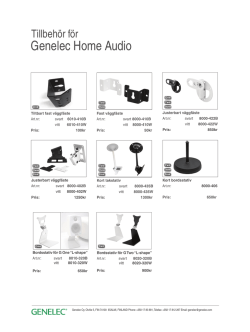 Genelec Home Audio