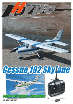 Cessna 182 Skylane – Schwimmer