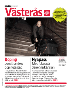 Nr 5 2013 - Friskis och Svettis Västerås