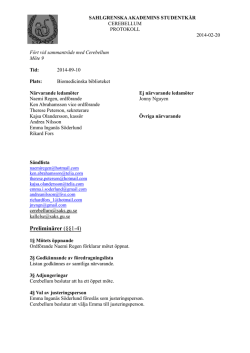 2014-09-10 - Sahlgrenska akademins Studentkår