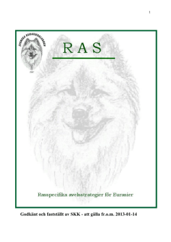 RAS - Svenska Eurasierklubben