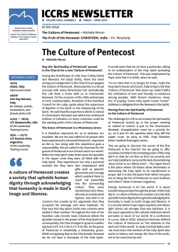 The Culture of Pentecost
