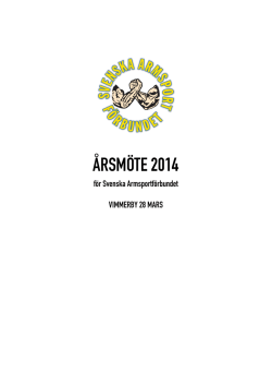 Årsmöteshandlingar 2014 (PDF-format)