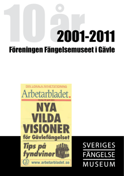 FFIG_jubileumsskrift - Sveriges Fängelsemuseum