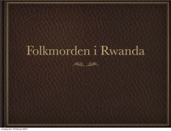 Folkmord Rwanda
