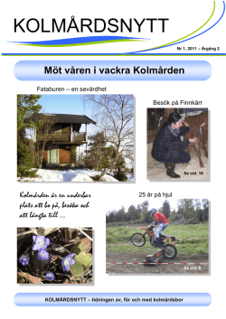 Kolmårdsnytt-2011 nr 1 sid 01