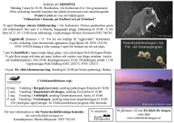 Vårprogram 2015 - Ale - Naturskyddsföreningen