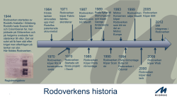 Tidsaxel - Rodoverken