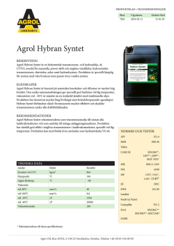 Agrol Hybran Syntet