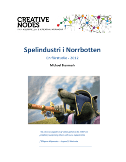 Spelindustri i Norrbotten