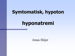 Symtomatisk hypoton hyponatremi