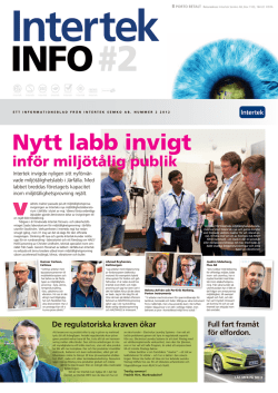 Intertek INFO 2-2012
