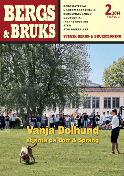 SBB 2/2014 - Svensk Bergs