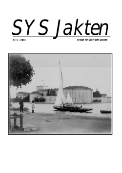 SYS Jakten 1_2001 - Sail Yacht Society