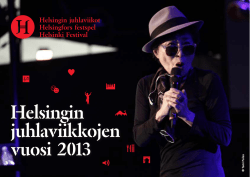 Toimintakertomus 2013 - Helsingin juhlaviikot