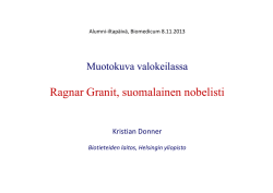 Ragnar Granit, suomalainen nobelisti