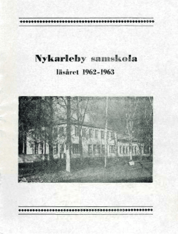 Nykarleby samskola läsåret 1962-63
