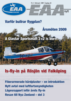 Is-fly-in på Rösjön vid Falköping