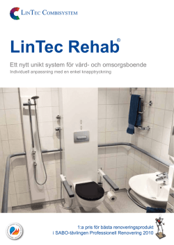 LinTec Rehab® - LinTec Combisystem AB