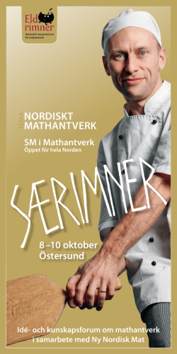 Program - Ny Nordisk Mat