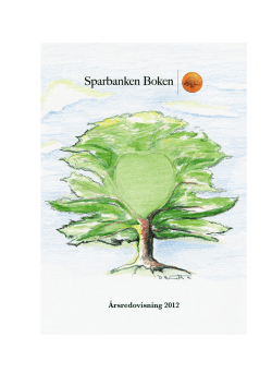 2012 - Sparbanken Boken