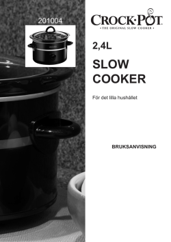 2,4l slow cooker