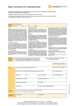 Depå-/kontoavtal för aktiesparklubb (pdf)